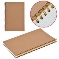 new medium a5 dotted grid spiral notebook journal cardboard soft cover 100 pages for school supplies office accessories