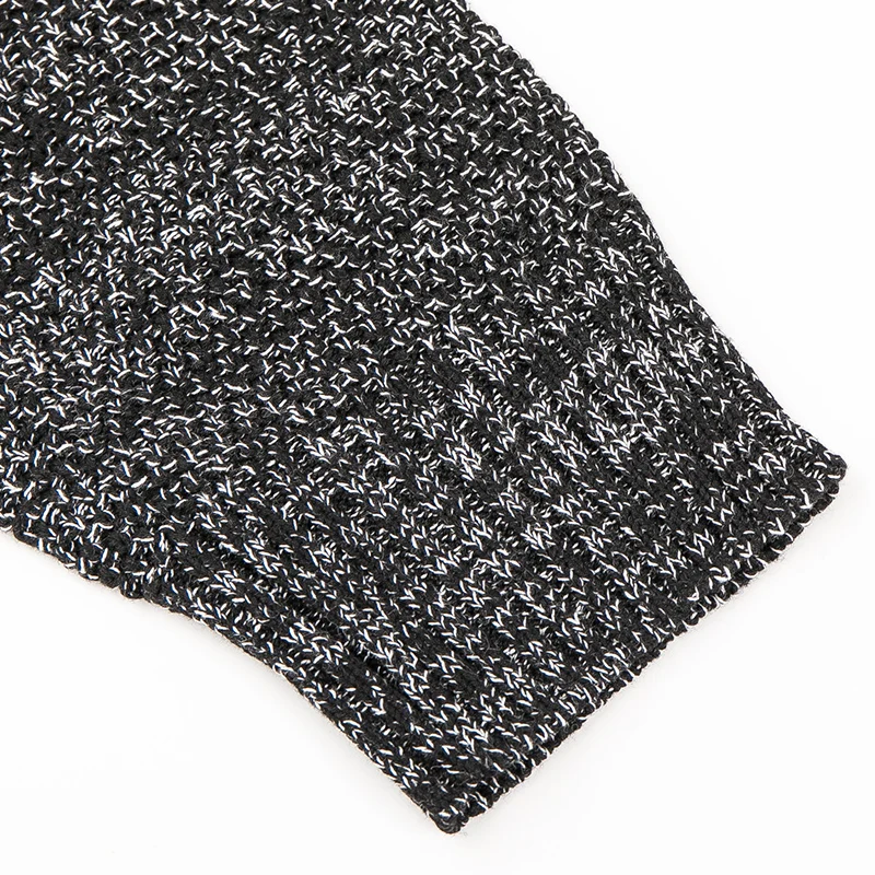 Мужской вязаный винтажный свитер куртка мужской Серый кардиган свитера большое