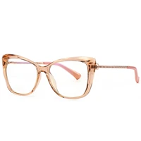 2021 cat eye glasses frames women fashion myopia spectacles frame clear lens fake glasses men vintage optical eyewear