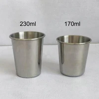 new 304 stainless steel mugs breakfast milk fruit juice tea ice beer coffee mugs durable metal cup