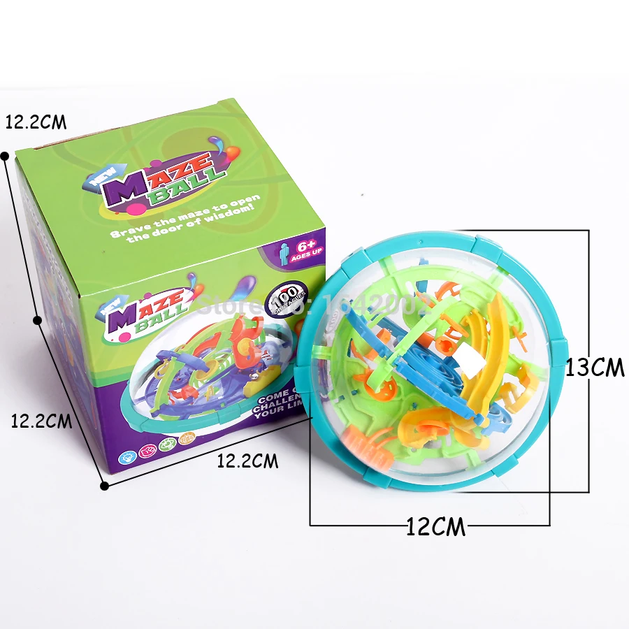 Новая Магическая головоломка Лабиринт мяч с 100 препятствиями образовательный