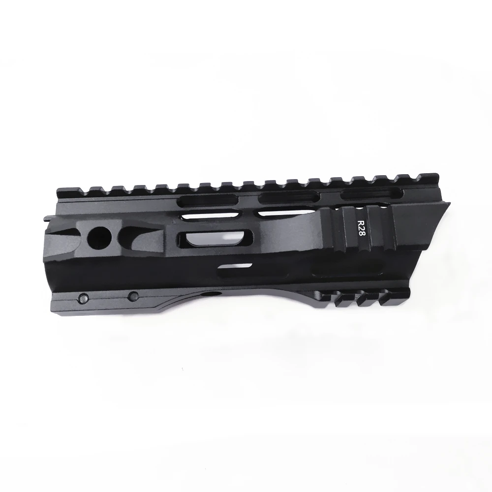 FIRECLUB " 10" 1" 15" дюймов MLOK Handguard бесплатный поплавок супер тонкий ar 15 Handguard Quad Rail для M4 M16 со стальной бочковой гайкой