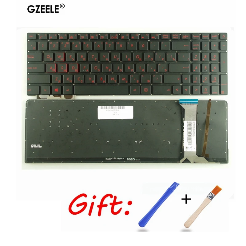 Русская клавиатура для ноутбука ASUS ROG N551JB G58JW4200 GL551 GL551J GL551JM G771 G771J G771JM русская