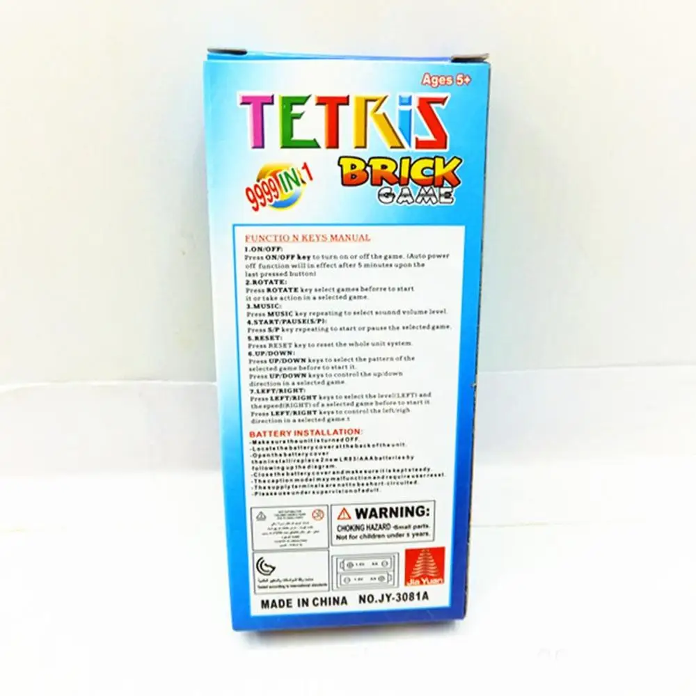 

Classic Tetris Hand Held LCD Electronic Game Toy Fun Brick Game Riddle Handheld Game Console Random color drop shipping hot sale