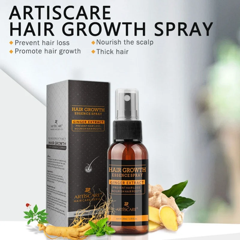 

30ml Hair Growth Essence Spray Anti Hair Loss Treatment Essential Oil Preventing Baldness Consolidating Nourish Roots Hair K1