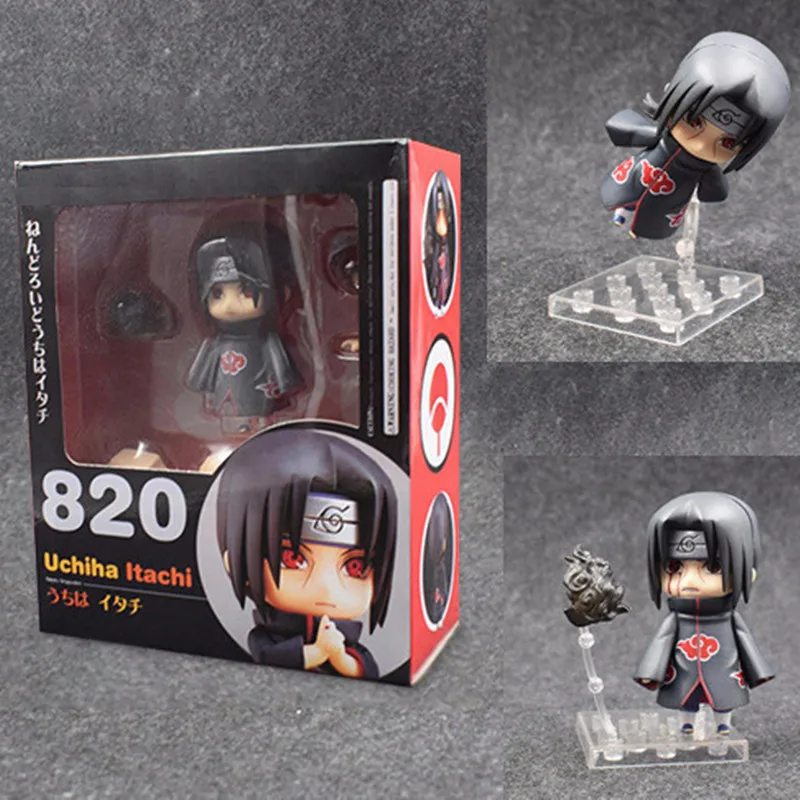 

NARUTO Shippuden Action Figure Uchiha Itachi Akatsuki Q Version Model Movie & TV PVC Finished Goods Desktop Ornaments