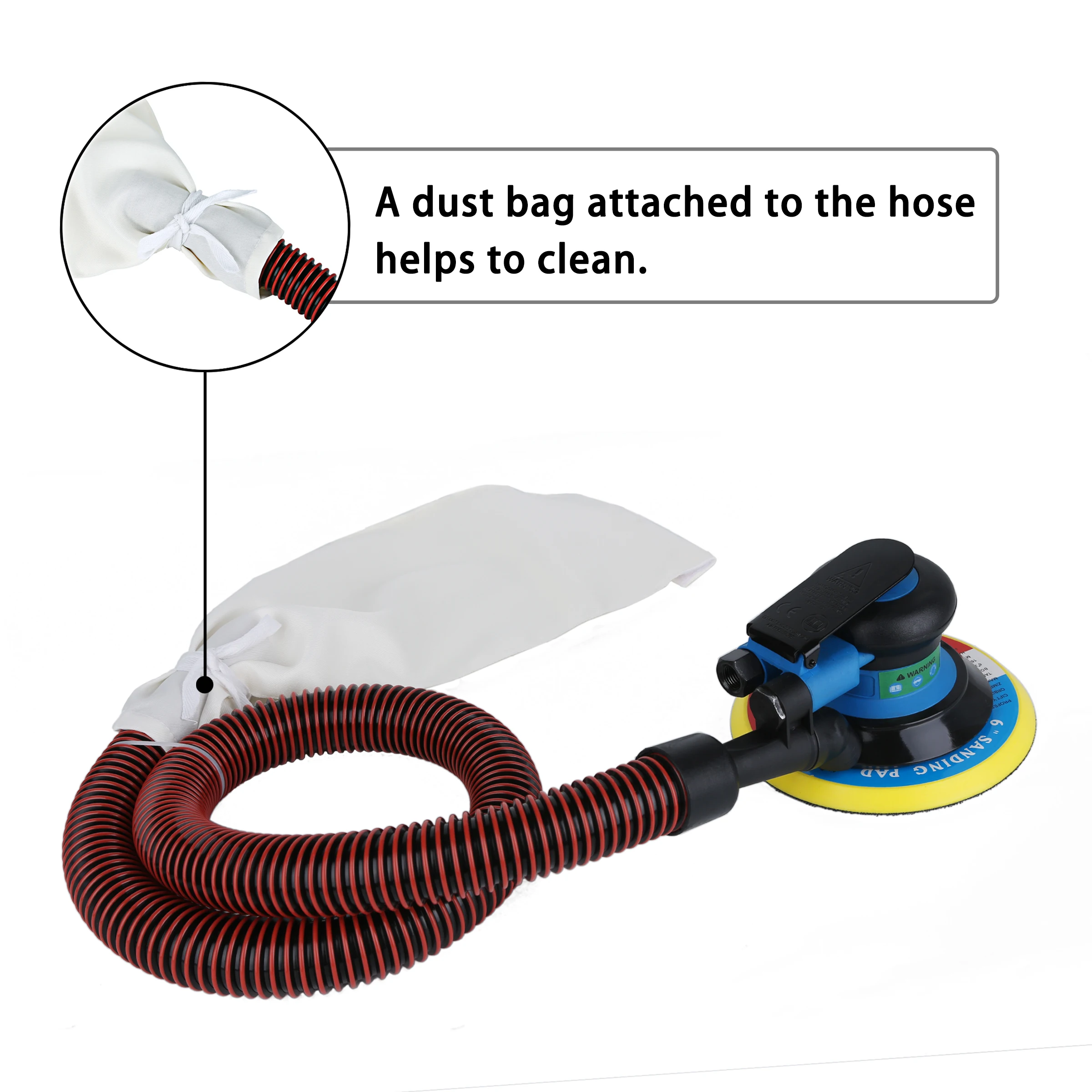 Старый 6 дюймов пневматическая Шлифовальная Машина полировки инструмент для с