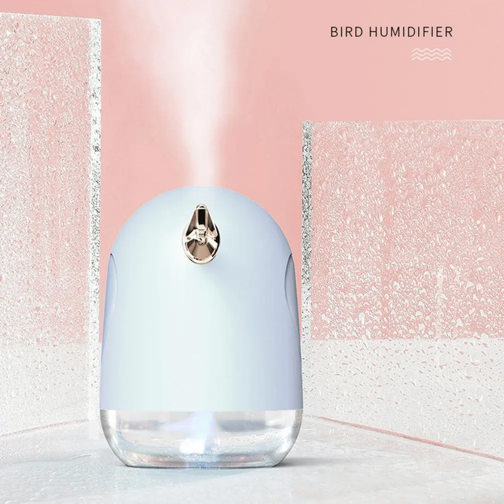 

Cute Cartoon Bird Shape Cool Mist USB Humidifier Ultrasonic Ultra-Quiet Humidifier Mist Maker For Kids Nursery Bedroom
