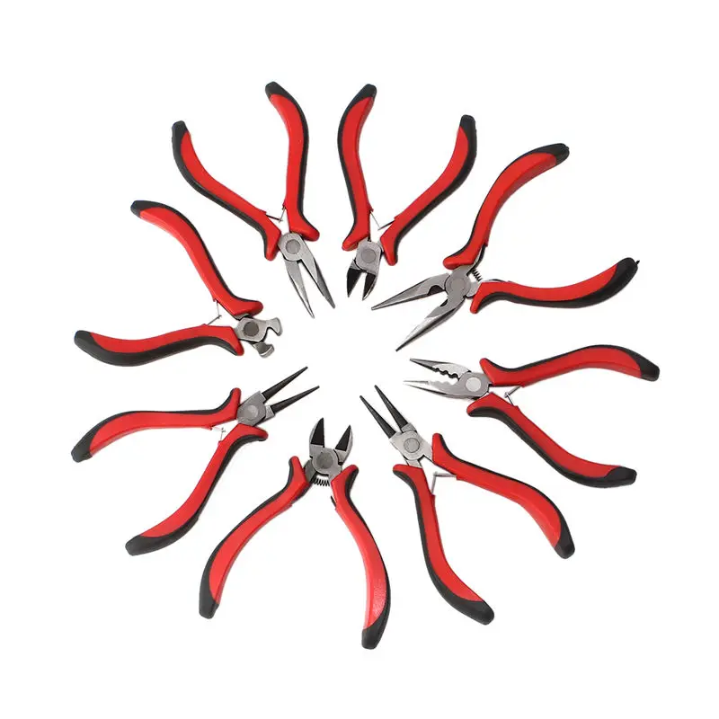 Doreen Box 3 канавки плоскогубцы сплав на железной основе красный бисер ручной