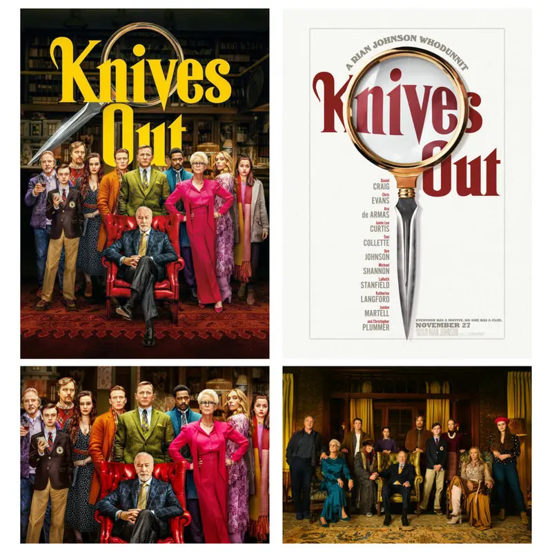 Холст для живописи 2019 значок из кинофильма &quotнапряжении мышление ножи плакат с