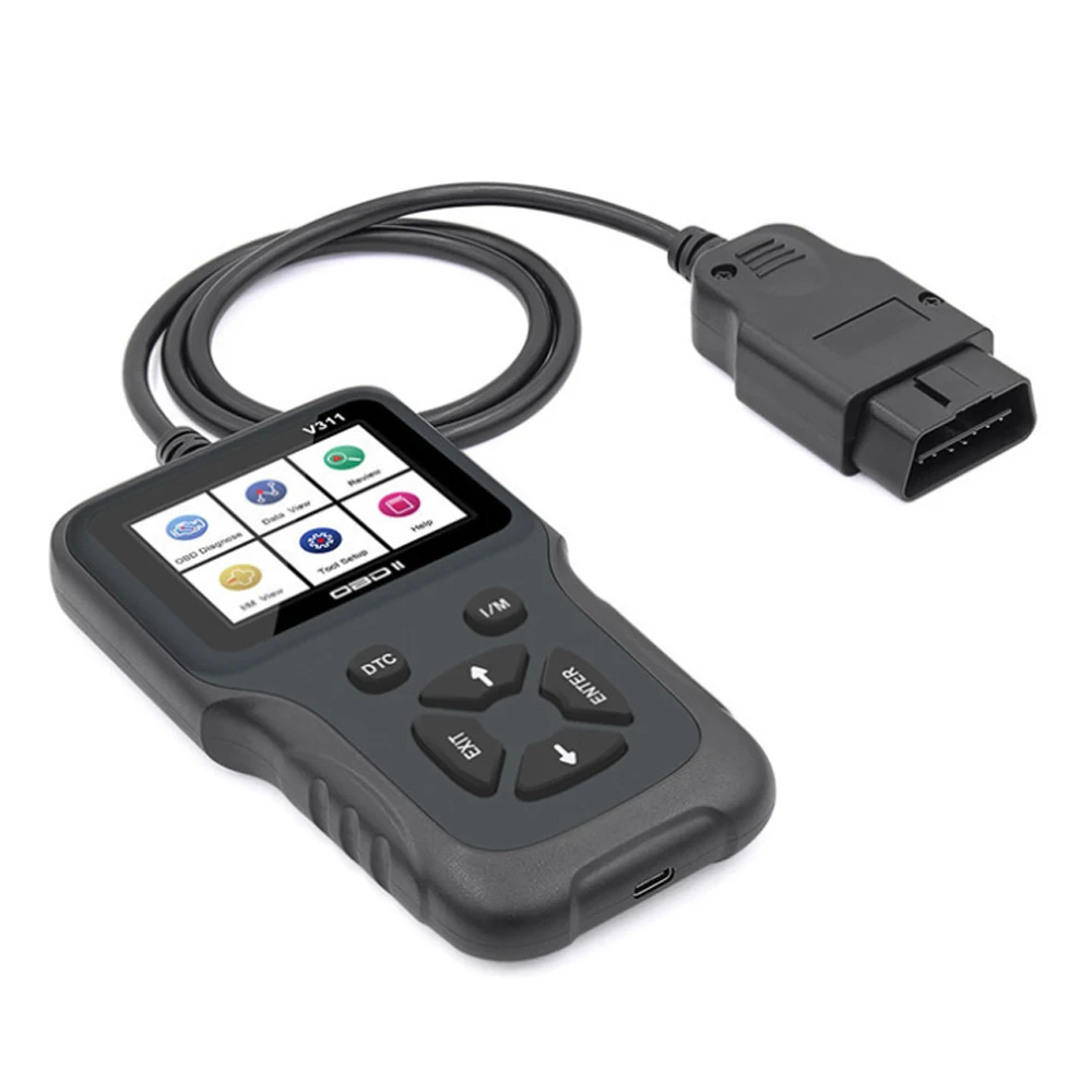 V311 полный OBD2 сканер OBD 2 считыватель кодов двигателя v311 диагностический