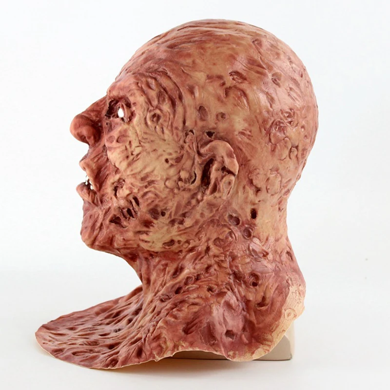 Реалистичный костюм для взрослой вечеринки ужасная маска Deluxe Freddy Krueger страшный