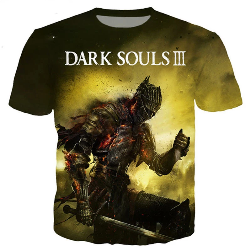 

Bloodborne Black T-shirt Japanese streetwear Camisa anime Looney tunes Anime clothes Alt clothes Graphic t shirts Vetement Men