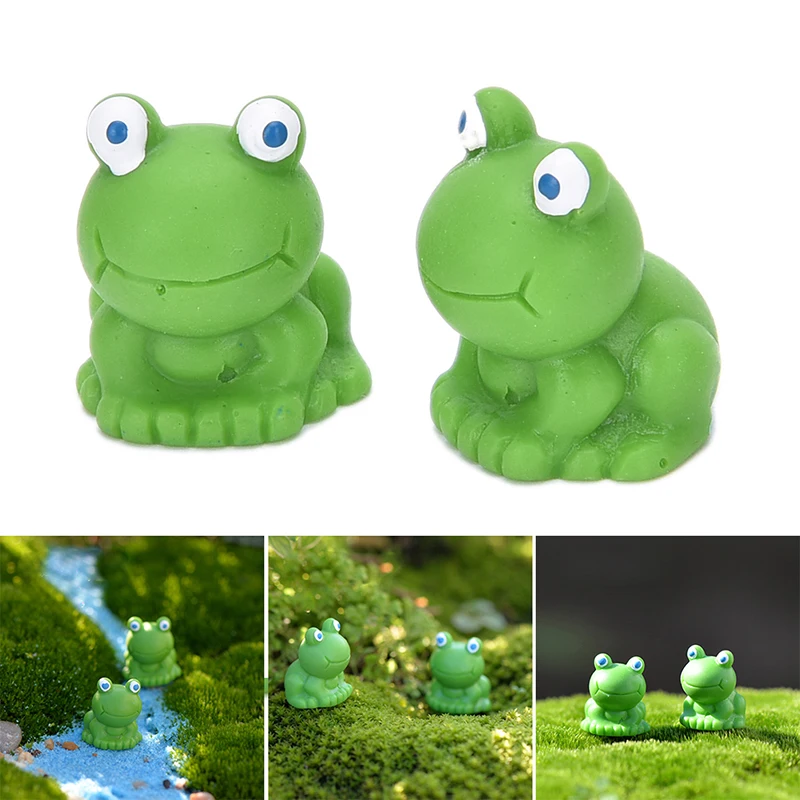 

1pcs Miniature Frog Mini Pet, For Dollhouse Dollhouse House Garden Landscape DIY Decoration Bonsai Garden Decor