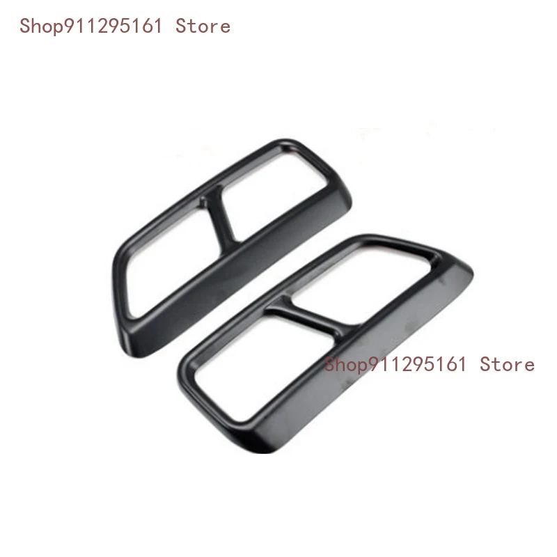 

Tail Throat Double Out Four Out Exhaust Pipe Stainless Steel Decorative Frame Cover For Peugeot 4008 2017