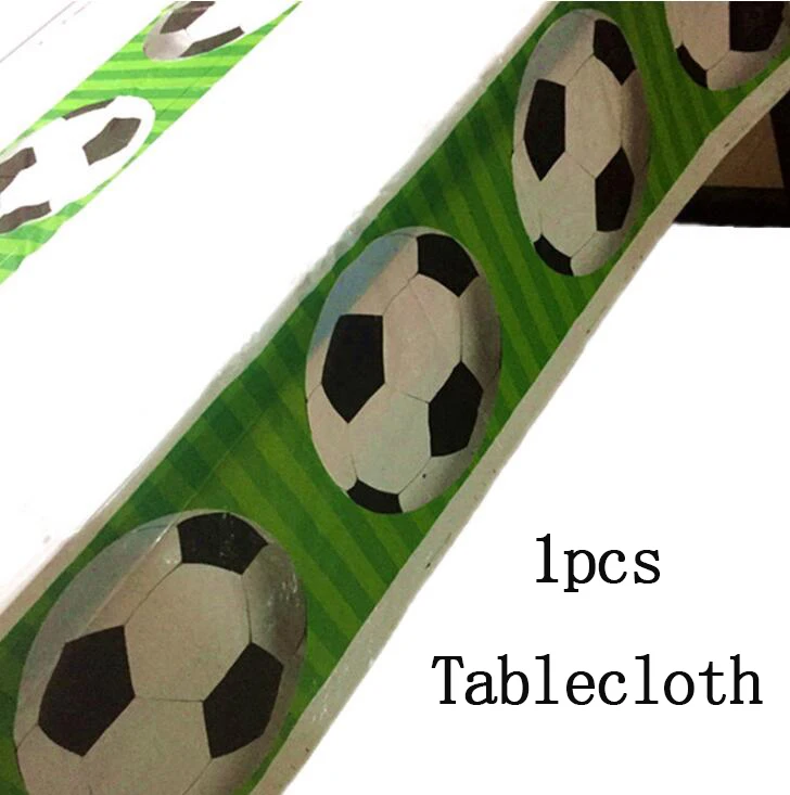 tablecloth 2 1 компл. Футбольная игра торт Топпер DIY Дети День Рождения вечерние украшения торта Дети кукла игрушка футбол выпечки кекс вечерние принадлежности - Цвет: tablecloth 2