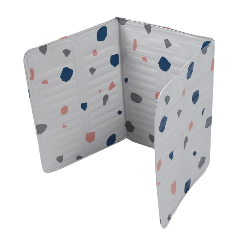 2 шт./комплект Барьерная плита из алюминиевой фольги с геометрическим