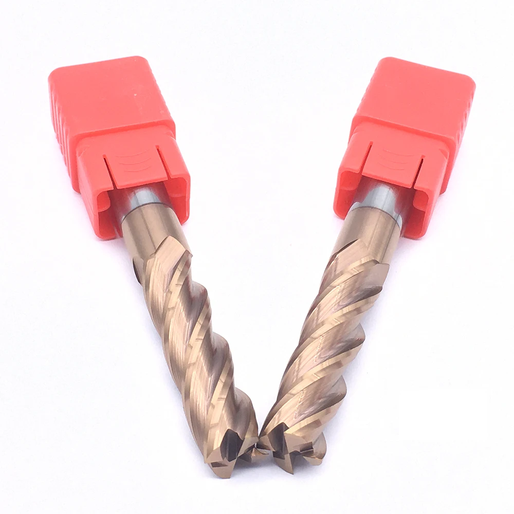End Mill 1PCS HRC60 4F 12.0XD12X100L Flat Bottom Four Blade CNC Lathe Tungsten Steel solide Carbide Endmills | Инструменты
