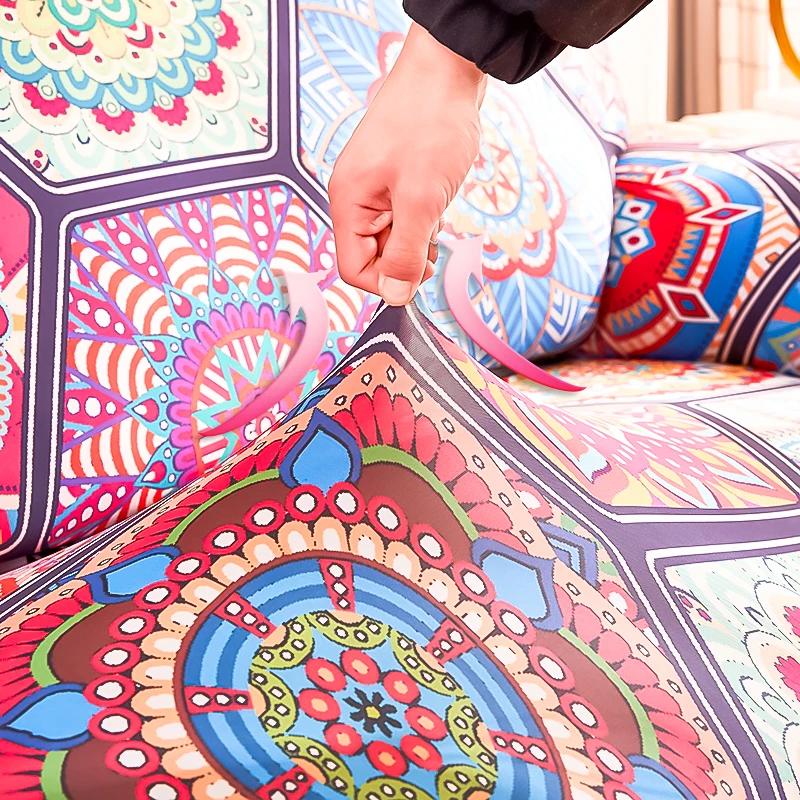 Богемный эластичный чехол для дивана Meijuner универсальный Хлопковый защитный в