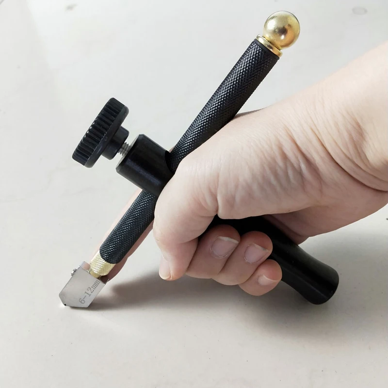 

5pcs Glass cutter diamond cutter head steel blade cutting tool oil supply anti-skid metal handle manual tool Tile cutting