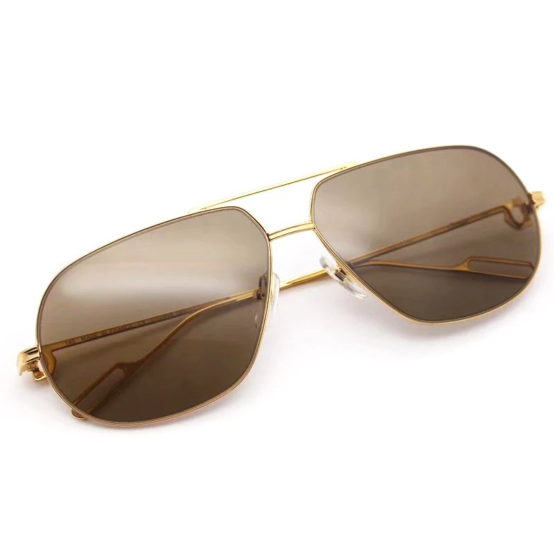 Мужские солнцезащитные очки роскошные брендовые дизайнерские Carter металлические