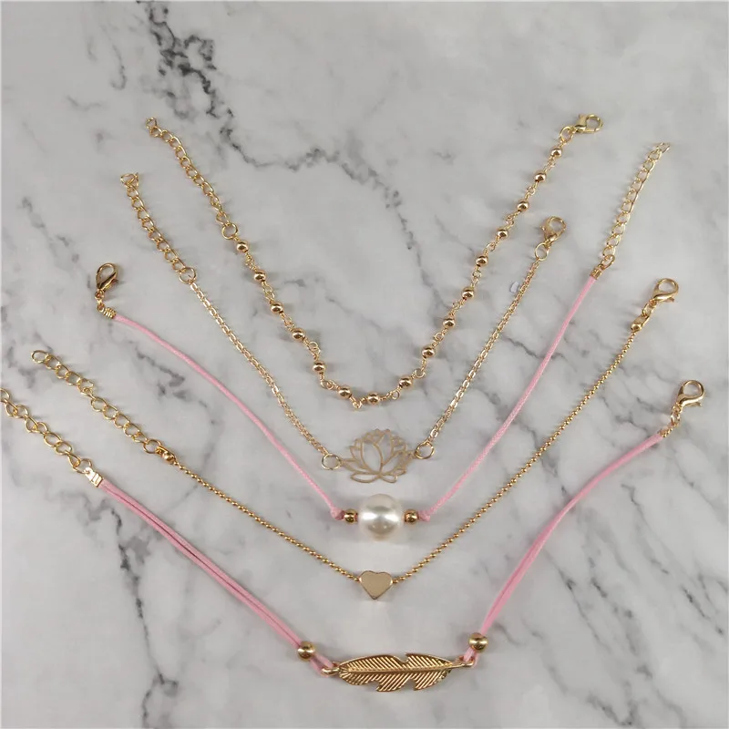 Европейский и американский стиль Популярная мода Новый плетеный браслет Простой