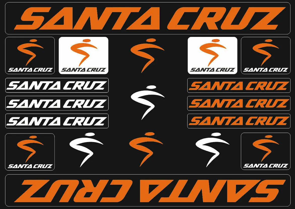 

Compatible for santa cruz sticker kit vinyl stickers bike bicycle bike mtb mountain bike 35x 24 cm