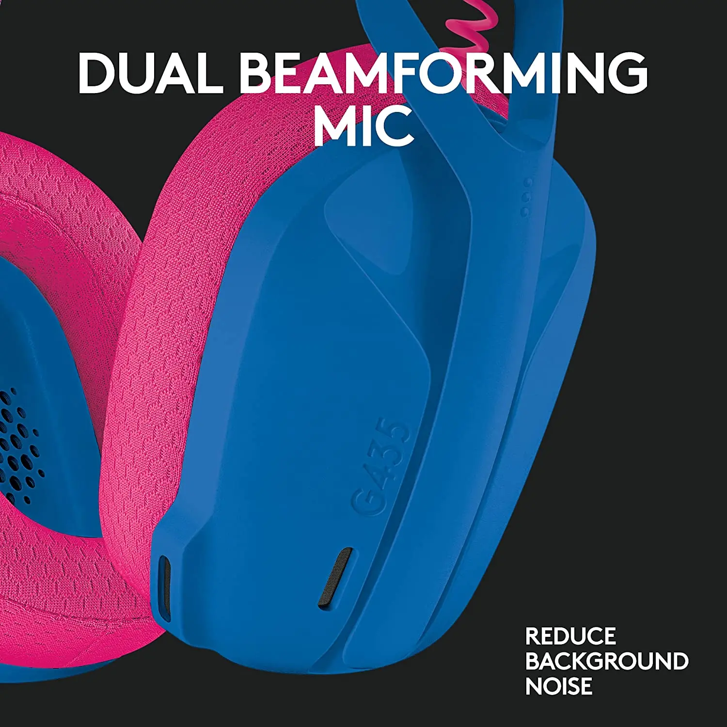 Беспроводная игровая Bluetooth-гарнитура Logitech G435 Lightspeed Накладные наушники