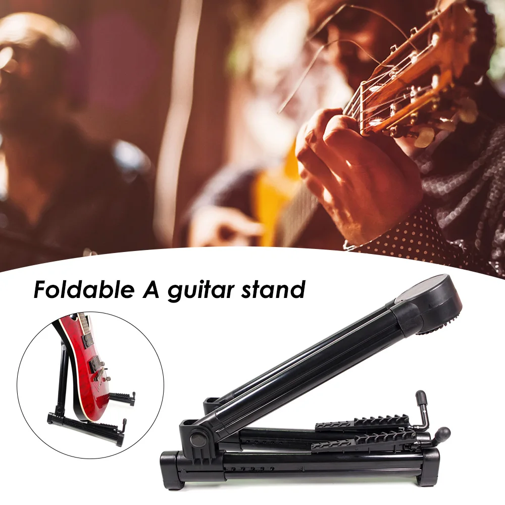 universal faltbare gitarre stehen tragbare eine typ akustische gitarre elektrische bass halter musik instrument stativ zubehör free global shippi
