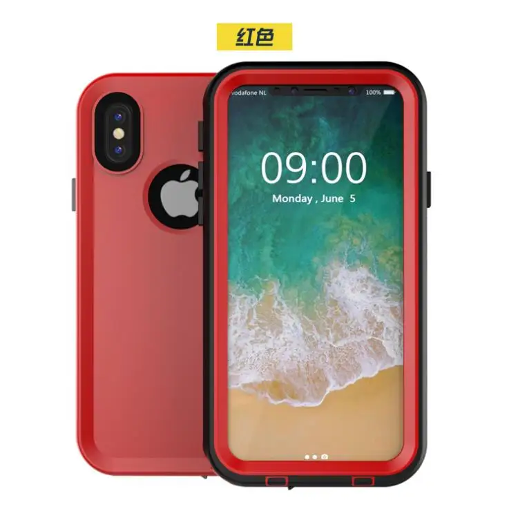 

Suitable for IPHONE X IPX-68 waterproof shell swimming sports iphonex waterproof shell anti-drop mobile phone case PC+TPU+PET