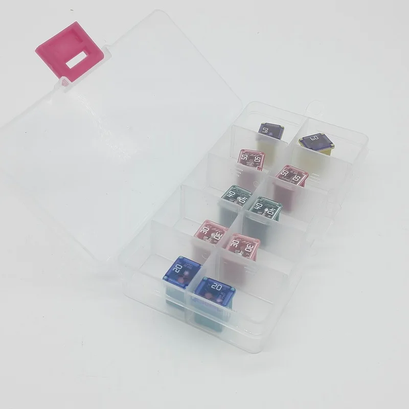 Автоматический предохранитель LPJ прямоугольный небольшой тип 5 моделей 10 шт. 20A 30A