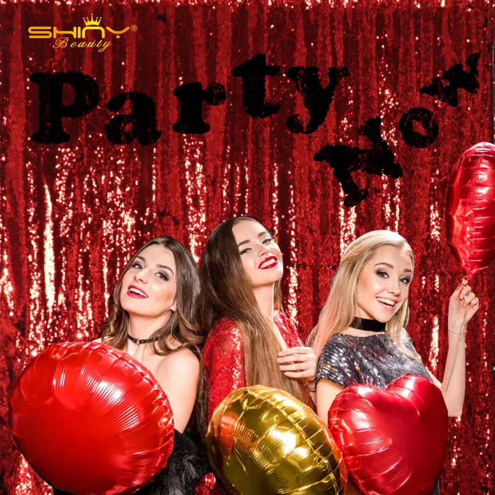 Reversible Sequin Backdrop Sparkle Glitter Backdrops Photo Background Birthday Wedding Photography Party Studio Props-M0115 |