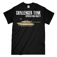 challenger tank appreciation society printed t shirt summer cotton short sleeve o neck mens t shirt new s 3xl