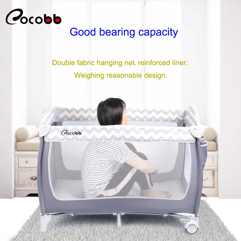 Многофункциональная детская кроватка складная удобная переносная подгузник