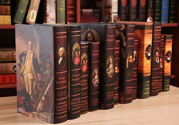 Винтажная искусственная книга Декор для дома гостиной имитация европейского