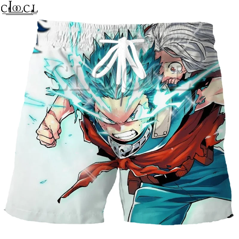 Мужские спортивные шорты CLOOCL My Hero Academy с 3D принтом новые модные летние в стиле