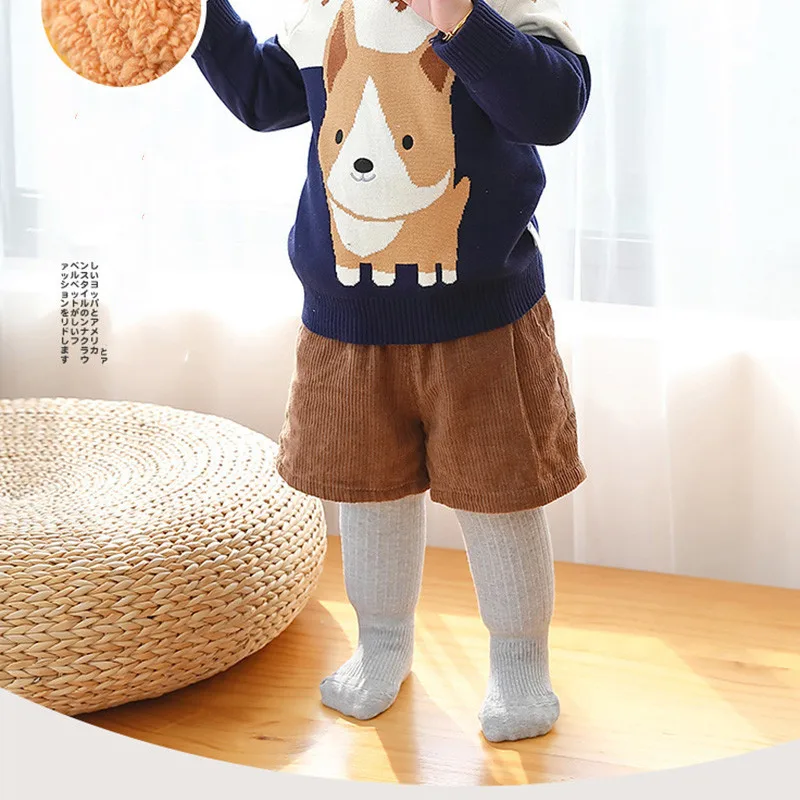 Pantimedias de oto&ntilde;o e invierno para ni&ntilde;os, medias gruesas para ni&ntilde;as, Ropa para Ni&ntilde;as, calcetines de fondo para ni&ntilde;os de 0 a 8 a&ntilde;os-4