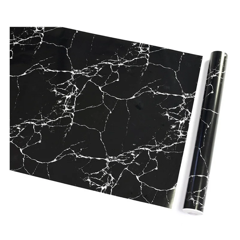 

Kitchen Marble Wallpaper Cabinet Furniture Deco for Bedroom Living Room Sheet Paper Adhesive 3D Home Decoration Modern Sticker