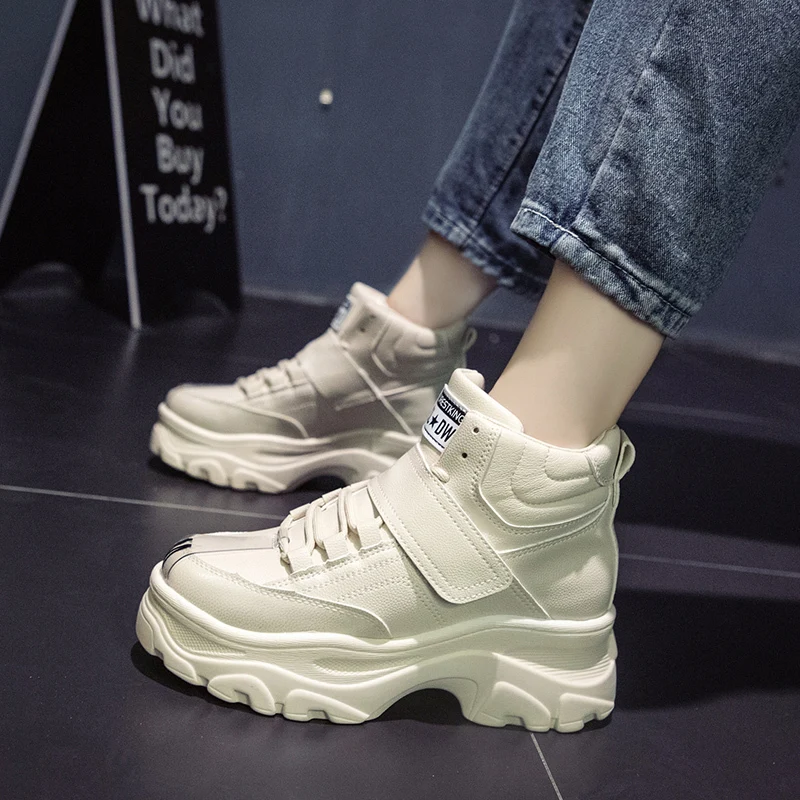 Сапоги Aphixta женские на платформе для увеличения роста водонепроницаемые