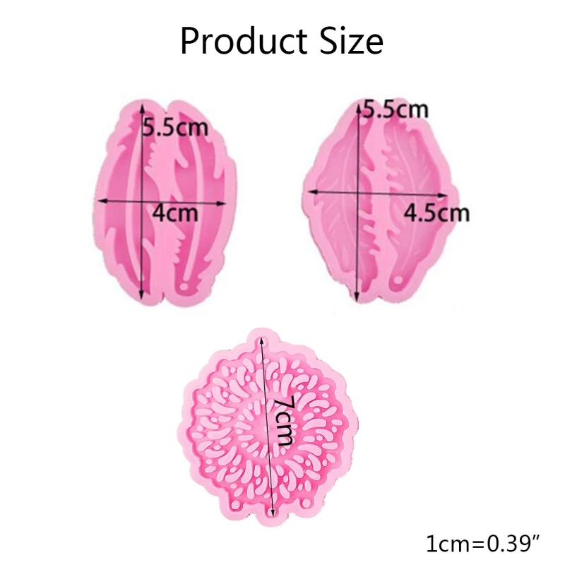 

Casting Resin Mold Silicone Kit Key Chain/Wall Decoration Mould for Epoxy Resin Mandala Dream Catcher/feather Pendant