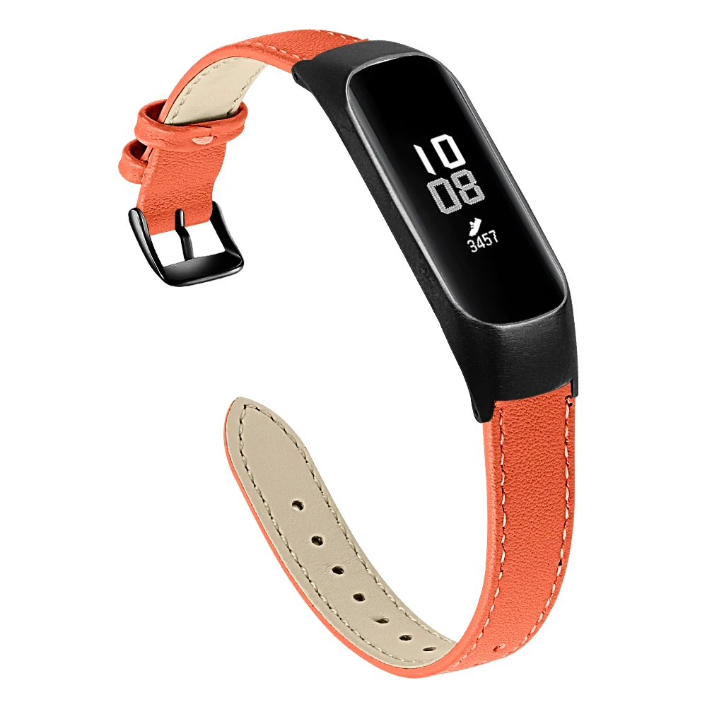 Подлинный классический кожаный ремешок для samsung galaxy fit-e SM-R375 ремешок с чехлом с пряжкой Шестерня классические ремешки бизнес-часы
