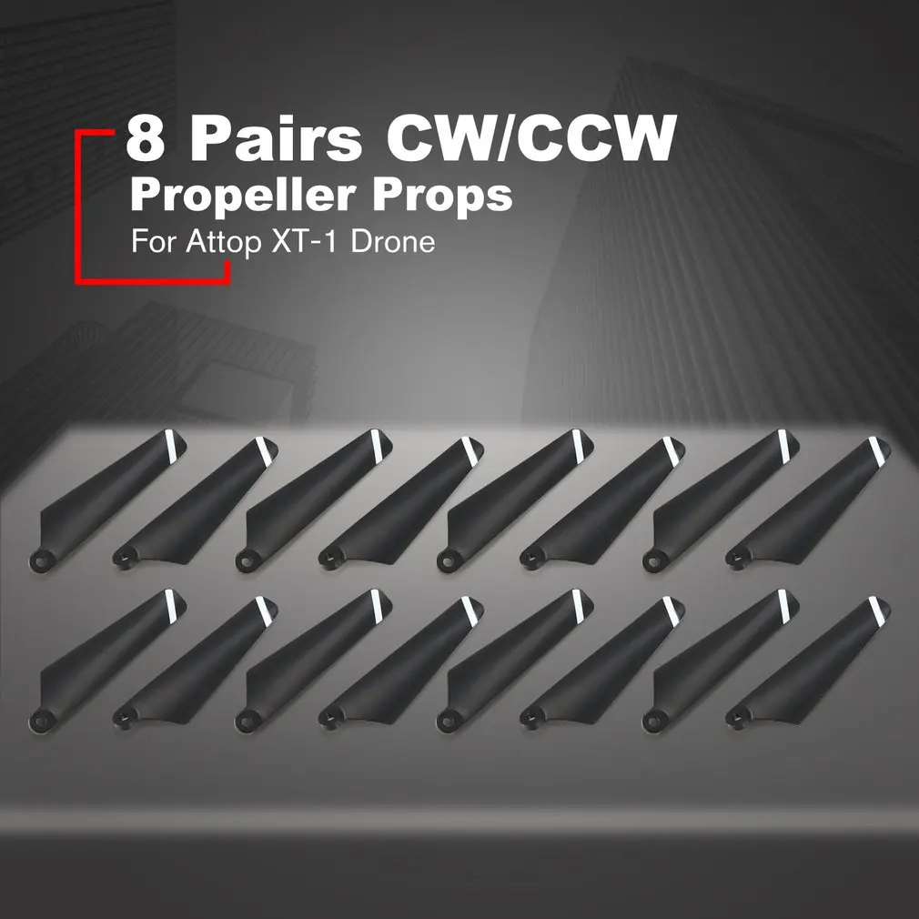4/8 пар CW/CCW пропеллер Лопасти пропеллера для Attop XT-1 Дрон RC Квадрокоптер Вертолет