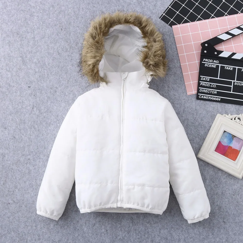 Baby Girl Boy Clothes Kids Winter Jacket For Kids Girls Solid Hoodie Baby Winter Coat Cute Warm Baby Boy Winter Jackets Girls