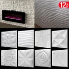 12 шт., декоративные настенные 3D-панели с кристаллами