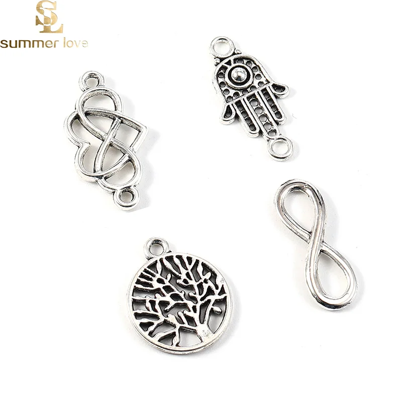 10 шт./лот оптовая продажа подвески из сплава в Форме Знака бесконечности форме