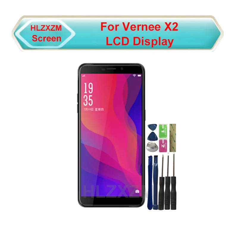 Для Vernee X2 ЖК-дисплей с сенсорным экраном дигитайзер Замена инструментами + 3M