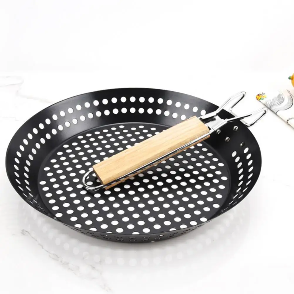 

Carbon Steel Innovative Anti-stick Folding Roasting Tray Anti-rust Grill Pan Wear-resistant for Household