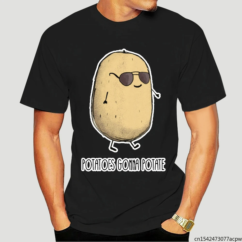 

Potatoes Gonna Potate Funny Men's T-Shirt