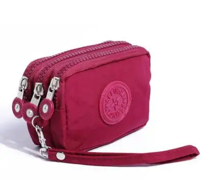 1 шт./лот модный Портативный Женский кошелек сумка для монет мини-сумка с тремя