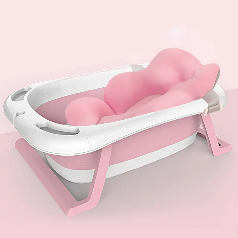 

Newborn Baby Folding Bath Tub Pet Folding Bathtub Storage Non-Slip Cat Dog Bath Tubs Safety Children Tub Bathroom Accessorie